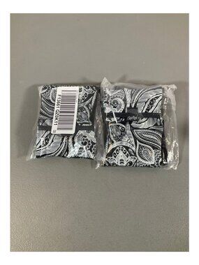 Sprigs Unisex Phone Wrist Wallet - Black Paisley S/M, Dual-Pocket, Lightweight,